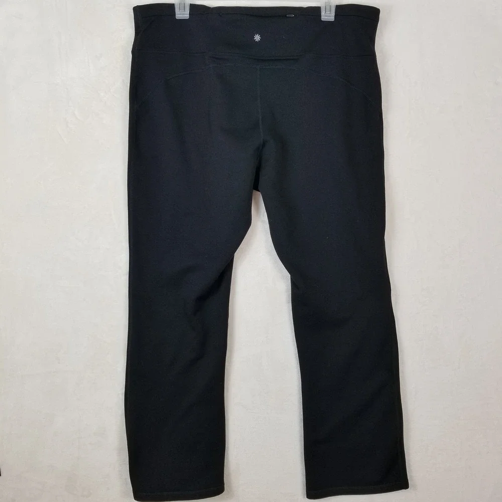 Athleta Altitude Pants Polartec Power‎ Stretch Black Fleece  Plus 3X Pull On